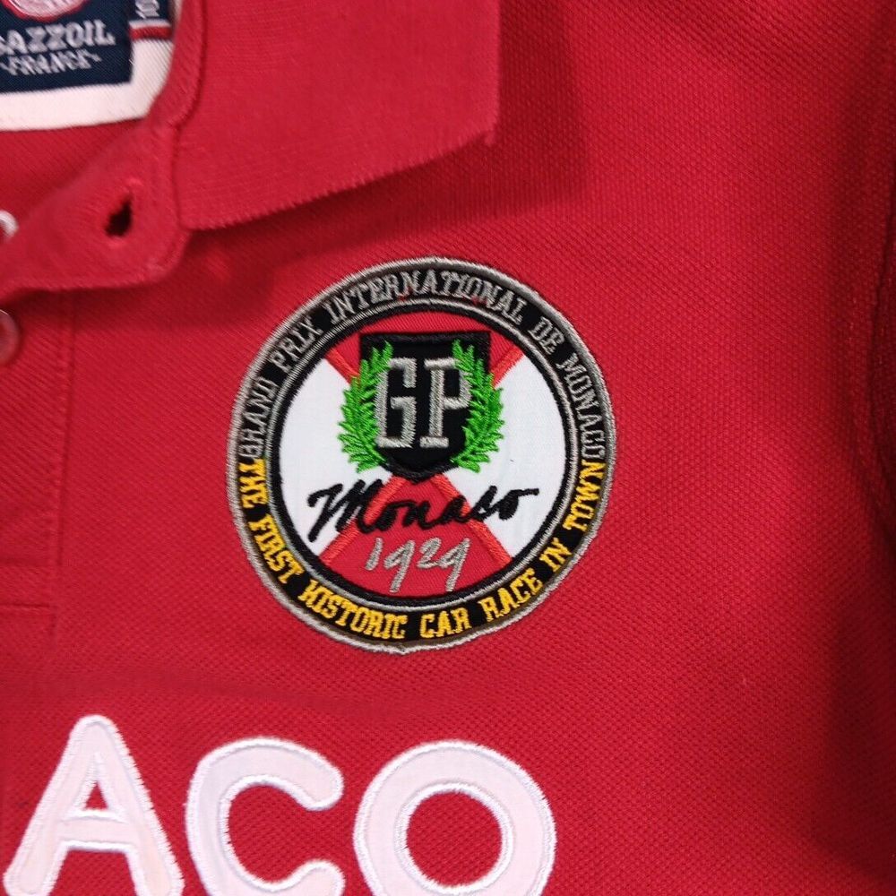 Gazzoil France Monaco Gda Prix Polo Racing Formula 1 Fan Spirit F1 Sz 10 Years - Picture 9 of 16
